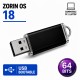 Clé USB Linux Zorin OS Bootable