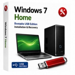 Clé USB Windows 7 Home – Installation PC