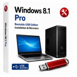 Clé USB Windows 8.1 Pro – Installation PC