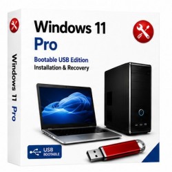 Clé USB Windows 11 Pro – Installation PC