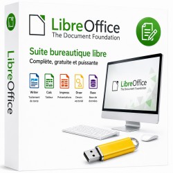 Clé USB Bootable LibreOffice Suite Bureautique Word Excel Compatible Office