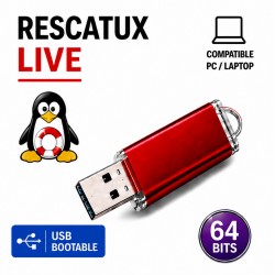 Clé USB Bootable Rescatux Réparation Linux